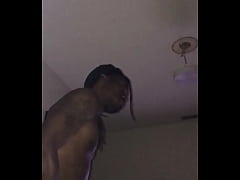  - Pounding her guts out