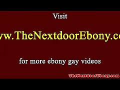  - Gayblack ebonys spitroast white meat