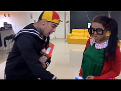  - parodia , Kiko e Chika se lambusando de doces e travessuras
