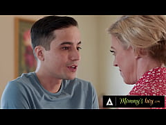  - MOMMY'S BOY - Pervert Busty MILF Dee Williams Lets Her Stepson Hard Fuck Her To Boost His Confidence