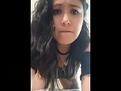  - Fucking My Huge Clear Dildo Against The Wall (Preview)