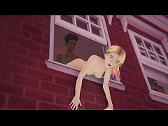  - Spidey Sex - Gwen Stacy X Miles - Ouups!! Doggy With The Window Open - 3D Anime