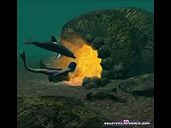 - 3D Comic: Mermaid