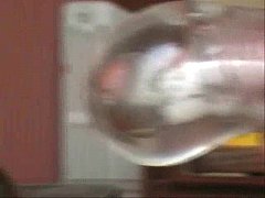  - Cum inside clear fleshlight - all internal