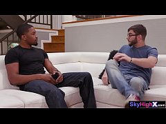  - Tiny blonde teen smashed by a ebony guys huge long dick