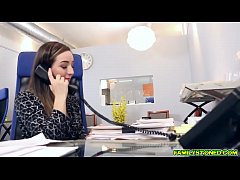  - Bambi Brooks sucks and gags her StepDads big cock