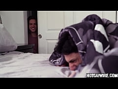  - They caught him masturbating in a rubber ass.