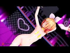  - Kagamine Rin Naked Dance Number 9 MMD by Yapi