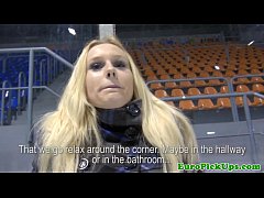  - Amateur euro blonde picked up for anal