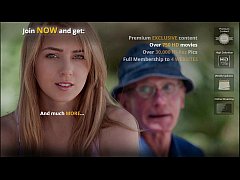  - Horny freckled readhead girl gets old dick to clean her pussy