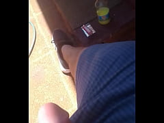  - Afrikaans masterbating in garden