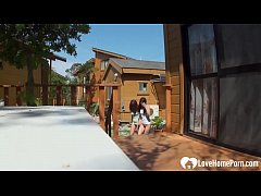  - Two Japanese beauties pleasure a hard boner