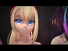  - Hentai Vtuber Cosmic Faith has deep penetration in doggy close up POV in VR (3D / VRCHAT / MMD)