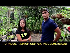  - CARNE DEL MERCADO - Young petite Colombian chick pounded hard