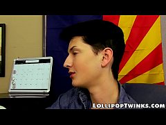  - Twink bends over after sucking dick for hard anal fucking