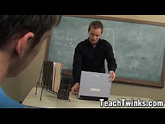  - Hunky teacher Tyler Andrews anal fucks student Adrian Layton