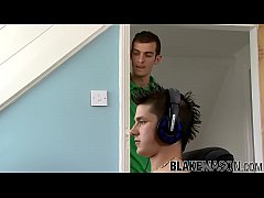 - British amateur twinks jerk their cocks off before plowing