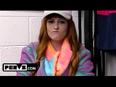  - Thick Ginger Milf With Big Natural Tits Alex Harper Swallows Officers Huge Cumshot - Pervz