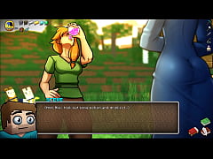  - HornyCraft [ Parody Hentai game PornPlay ] Ep.42 Mrechant fucked by a big FUTANARI COCK !