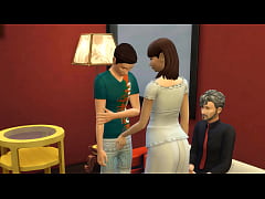  - I Fuck My step Mom And My step Dad Watching xxx