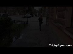  - Tricky Agent - A blond student Sonja teen-porn is looking for some cash!