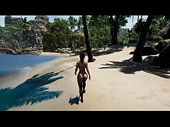  - A huge rock hard cock fills Lara's belly with sperm 3D Hentai Game