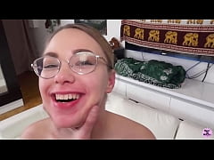  - Hot Blonde In Glasses Loves Rough Sex