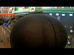  - Mom At Walmart See Through Huge Booty Wedgie