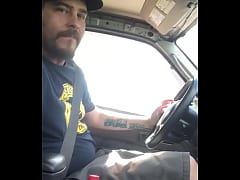  - Driving shifting my cock with cumshot