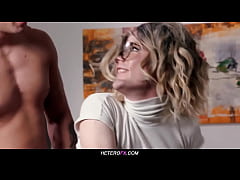  - Nerdy Femboy In Glasses & Thong Gets Ass Drilled - Clark Delgaty, Benny Fox