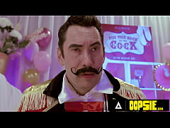  - OOPSIE - MILF Lauren Phillips and April Olsen Play PIN THE SOCK ON THE COCK With Tommy