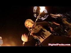  - Stevie Shae licking some camp fire pussy