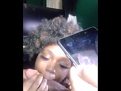  - DarkChocolateBarbie smeared cum all over her face