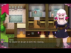  - Bruxinha confusa tira a roupa dentro do banheiro masculino - Ceres and the Contract Guild - Jogo Hentai - Parte 3