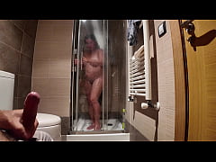  - Snuck into my Stepmom's Shower. Will she Jerk off me?