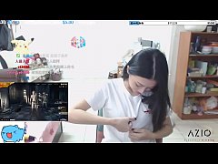  - Twitch streamer japanese flashing perfect shape boobs in an exciting way