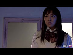  - Japanese Teen Nurse seduce to Rough Halloween Roleplay Sex at Work in hospital