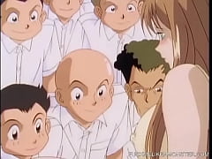  - Horny Students Grope Hot Sexy Teacher With Big Tits