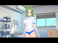  - Sexy anime girl with big tits begs for creampies (Hentai) Koikatsu!