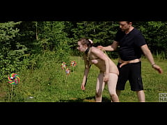  - A Piss Fantasia -- Submissive pervert girl dances between her doms for some beautiful, rough face fucking as she is doused in urine -- a Domthenation documentary production