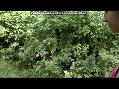  - Tattooed blonde in public sex