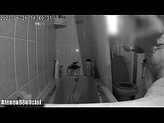  - Stepsister caught shaved shower masturbated Part1