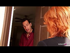  - Curvy Redhead Mature seduce to Rough Fuck by Neighbour