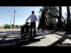  - Smalltits teen pussylicked by stepdad