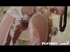  - Beautiful teen big tits Sabrina Nichole hot striptease and showed nice body