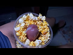  - Jerk off with popcorn. ชักว่าวกับข้าวโพดคั่วครับ