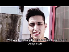  - Amateur Straight Latino Twink Painter Gay Sex With Straight Macho Guy Sonny For Money POV