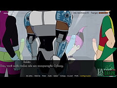  - Teen Titans ep 32 Jinx Bukkake Beast Boy, Cyborg e Robin