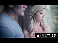 - PURE TABOO Obedient Petite Virgin Lexi Lore Receives Very Special Hug From Stepdaddy Derrick Pierce