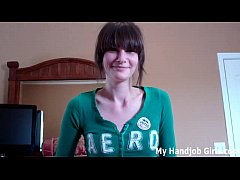  - Playful teen Chloe jerking your cock for you